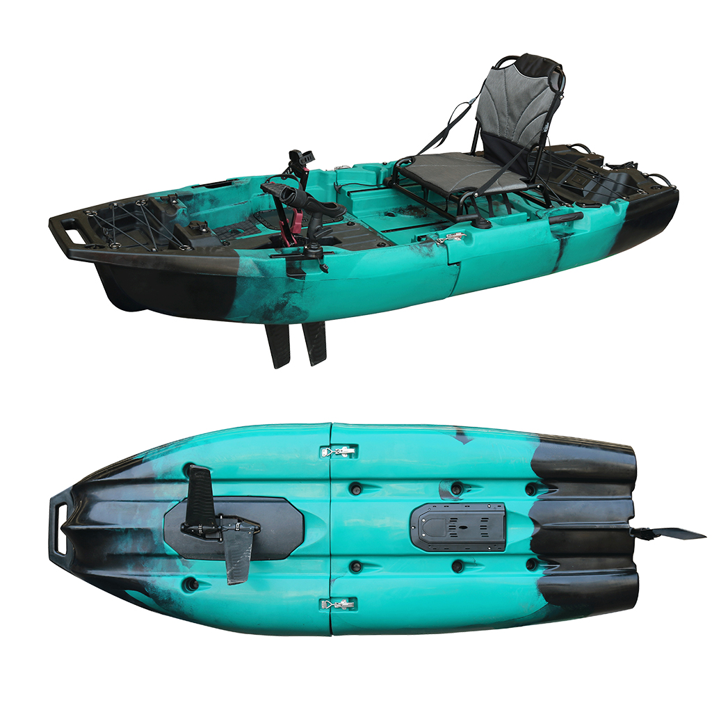 Fishing Kayak Paddle - 8ft 2,5m HDPE Modulaire Zit-op-Top Kayak
