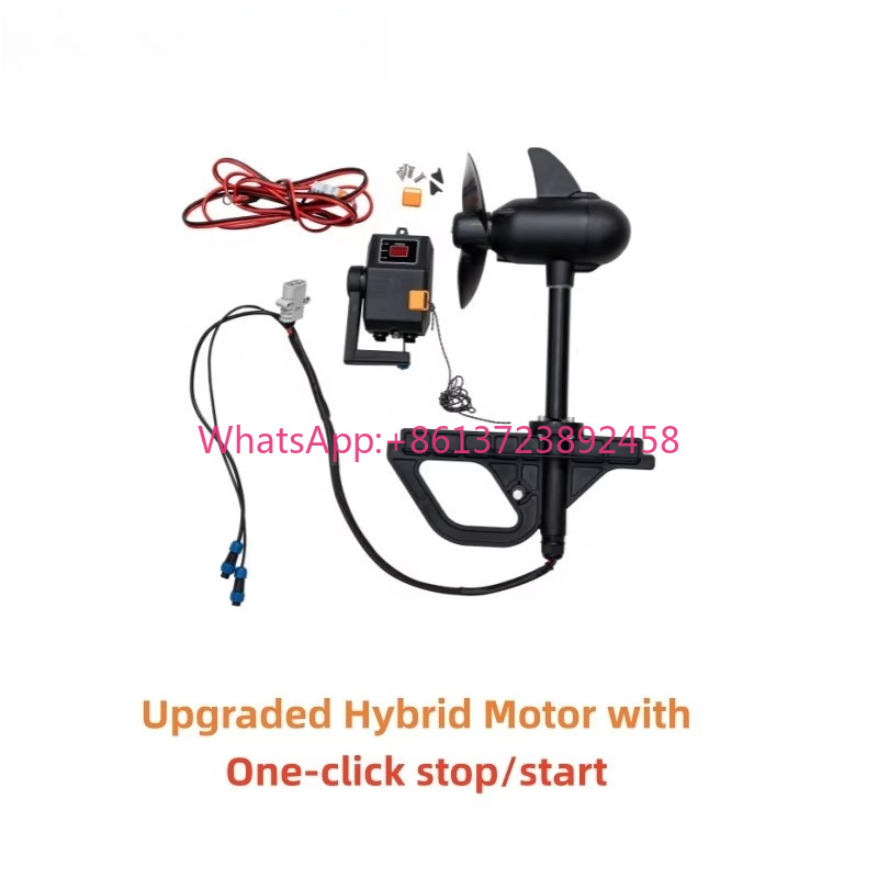 Fishing Kayak Trolling Motor - Geüpgradete borstelloze hybride trollingmotor 55Lbs 65Lbs