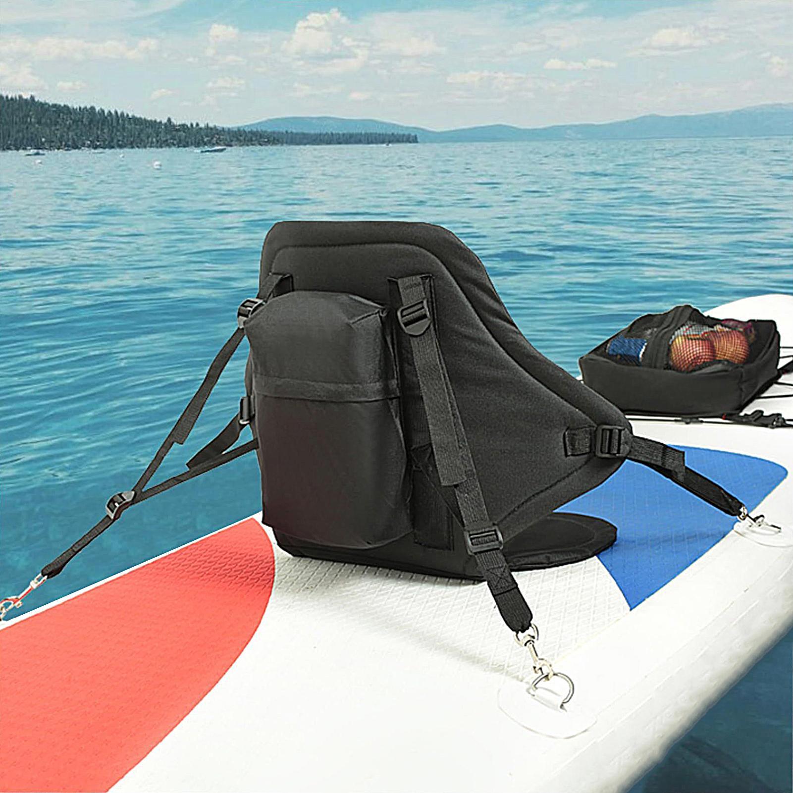 Fishing Kayak Cart - Kajak zitkussen met opbergtas Gewatteerde verstelbare