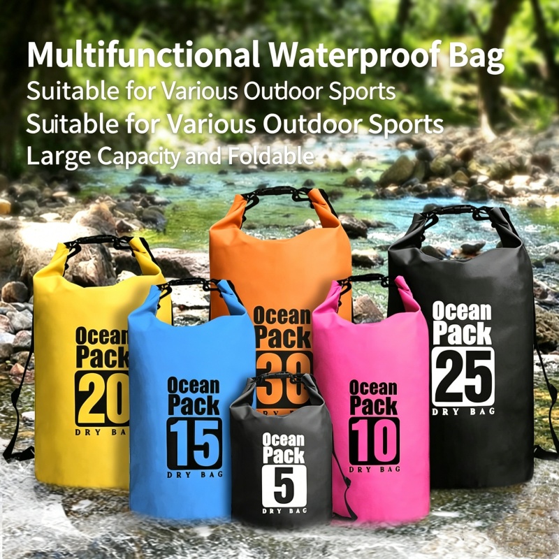 Fishing Kayak Storage Bag - Zwemmen Waterdichte Dry Bag 5L/10L/20L/30L Outdoor
