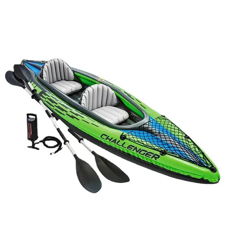 Fishing Kayak Seat - 1/2-persoons opblaasbare kajakboot, dubbele aanvalsboot, kajak
