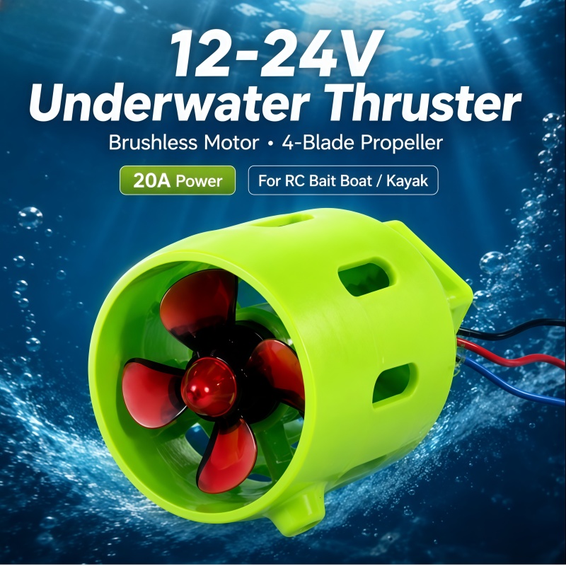 Fishing Kayak Sit On Top - 12-24V 20A Borstelloze Onderwater Thruster 4