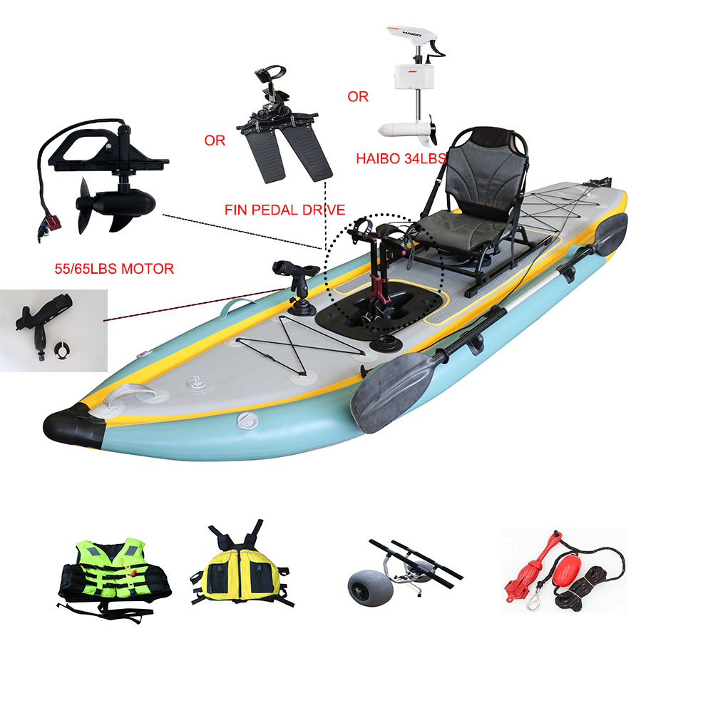 Opvouwbare opblaasbare PVC zit - Fishing Kayak Sit In recensie en prijs