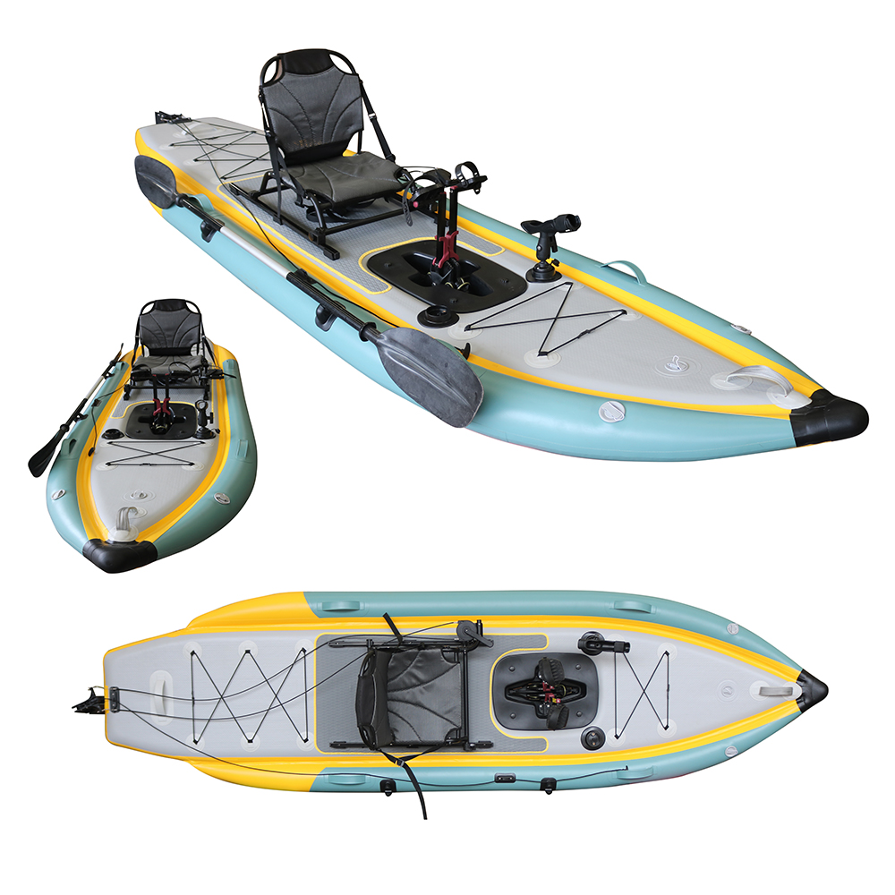 Opvouwbare opblaasbare PVC zit - Fishing Kayak Sit In recensie en prijs