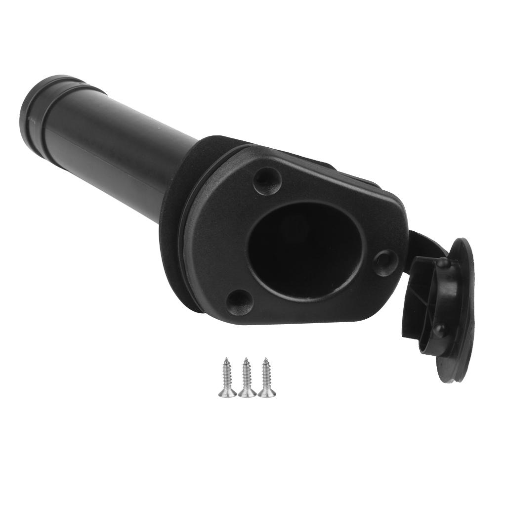 Zwarte nylon boot hengelsteune - Fishing Kayak Rod Holder recensie en prijs