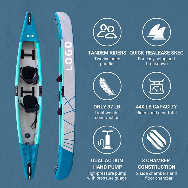 Opblaasbare kajak met drop sti - Fishing Kayak Sit In recensie en prijs
