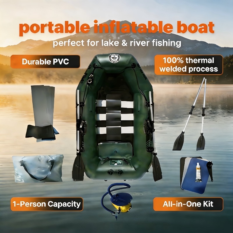 1-persoons visboot, goedkope o - Fishing Kayak Inflatable recensie en prijs