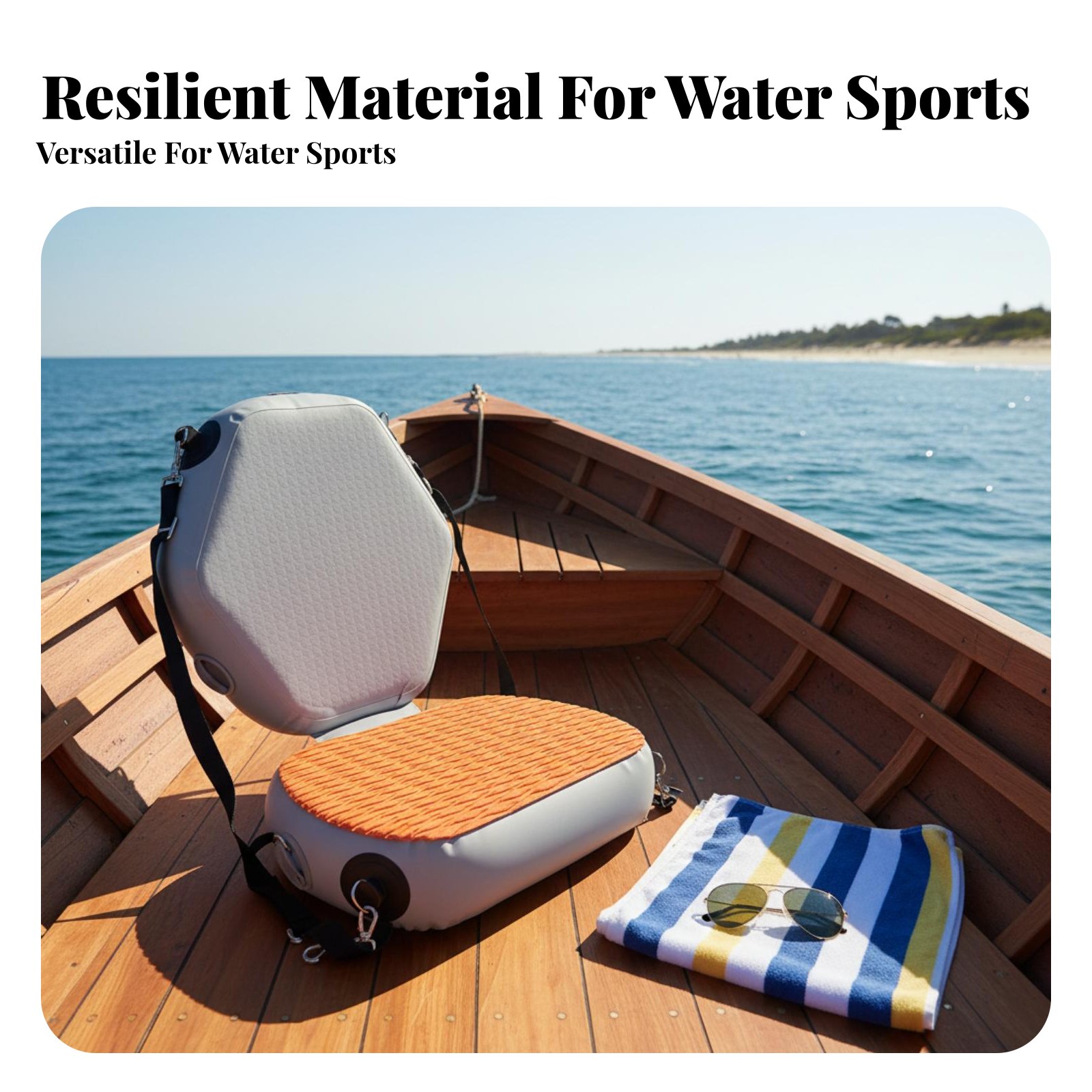 Opblaasbare kajakstoel Slijtva - Fishing Kayak Seat recensie en prijs
