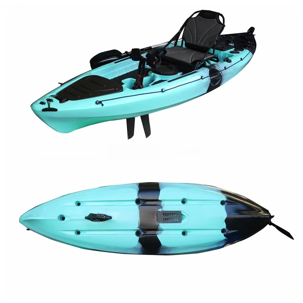Nieuw ontworpen plastic kajak  - Fishing Kayak Pedal Drive recensie en prijs