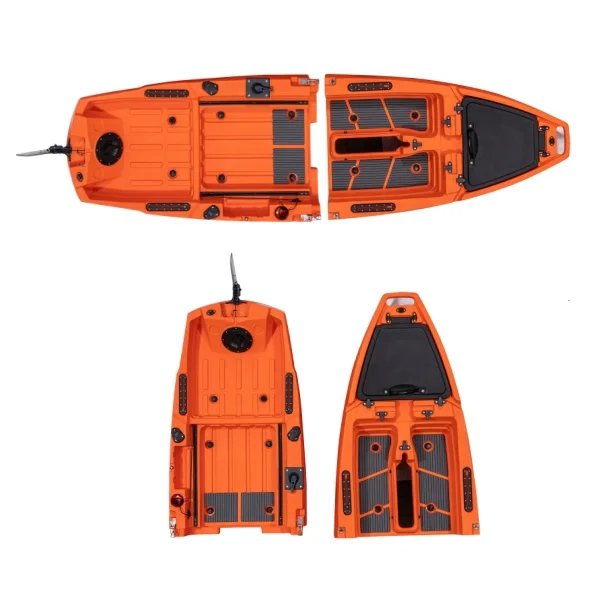 Modulair enkel 1-persoons kuns - Fishing Kayak Pedal Drive recensie en prijs